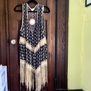 Printed Fringe Duster